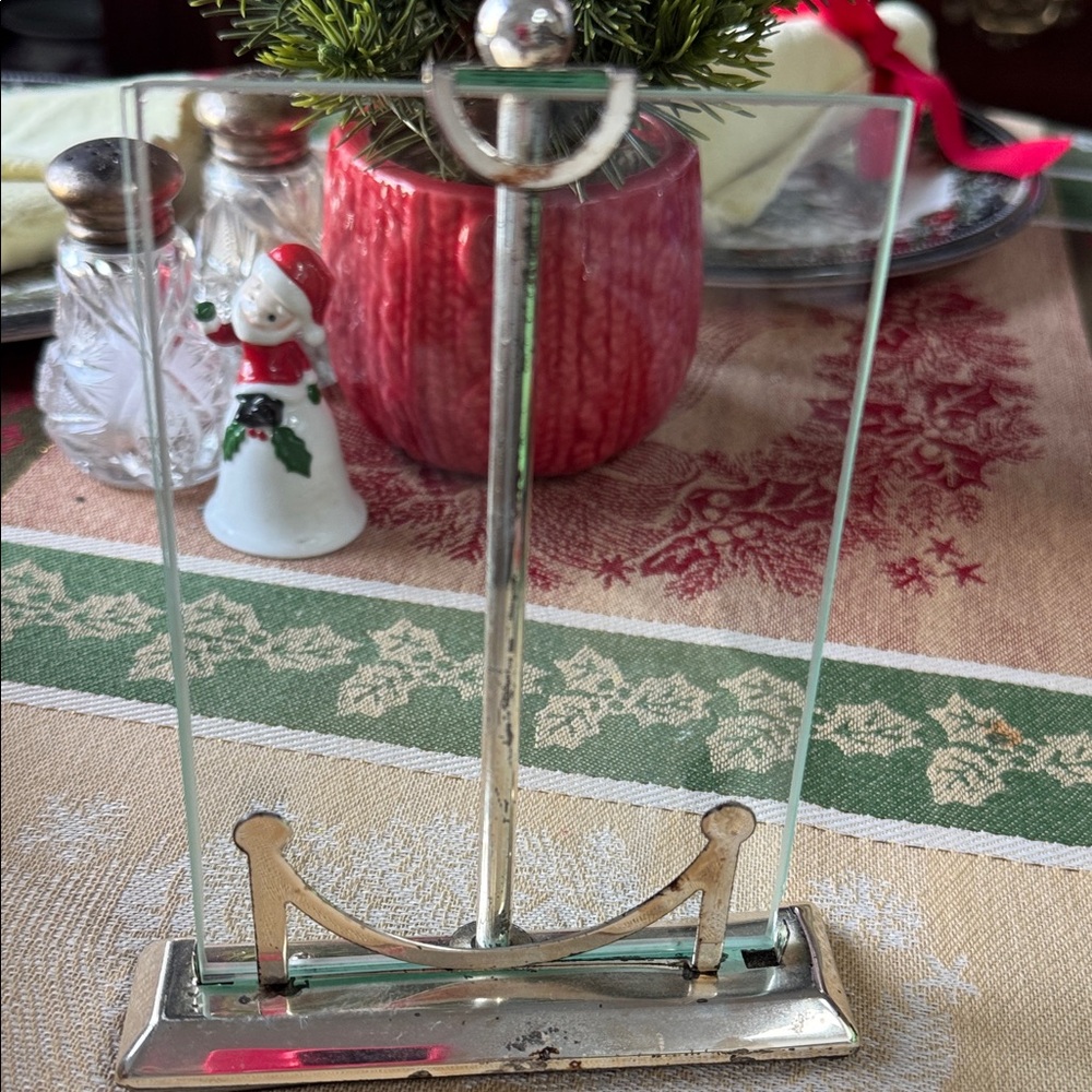 Silver and Glass Photo Frame